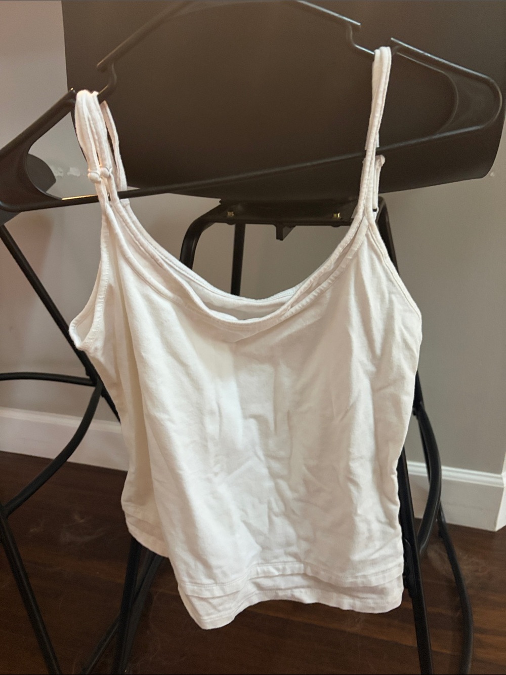 American Eagle Outfitters Cream Double-Strap Camisole